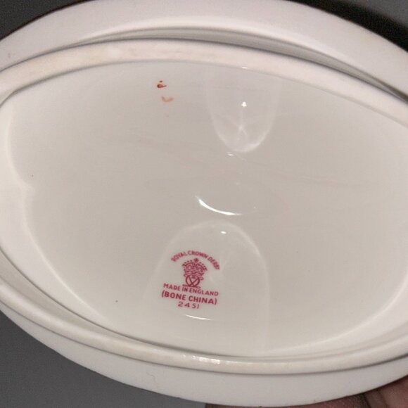 Royal Crown Derby Old Imari 2451 Teapot, Bone China, Hand Gilded, 22K Gold, Eng. - Picture 6 of 7